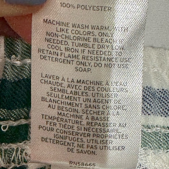 Treasure & Bond NWT Kids Flannel Plaid Pajama Pants Large (10/12) - Picture 4 of 8